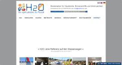 Desktop Screenshot of h2o-boot.de